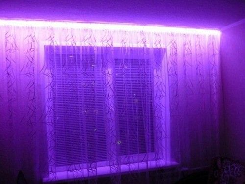 Как сделать светодиодную подсветку штор