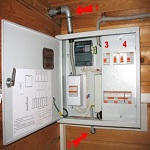 Электрическая проводка в двухэтажном доме – схема 1