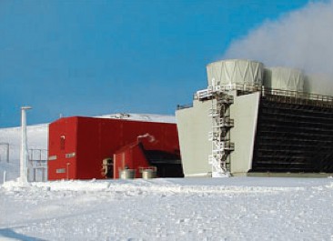 Геотермальная электростанция в Исландии