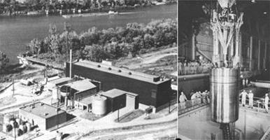 первая АЭС в мире построена в городе