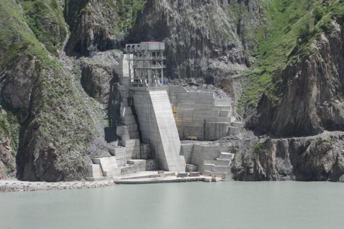 Зарамагская ГЭС, местоположение