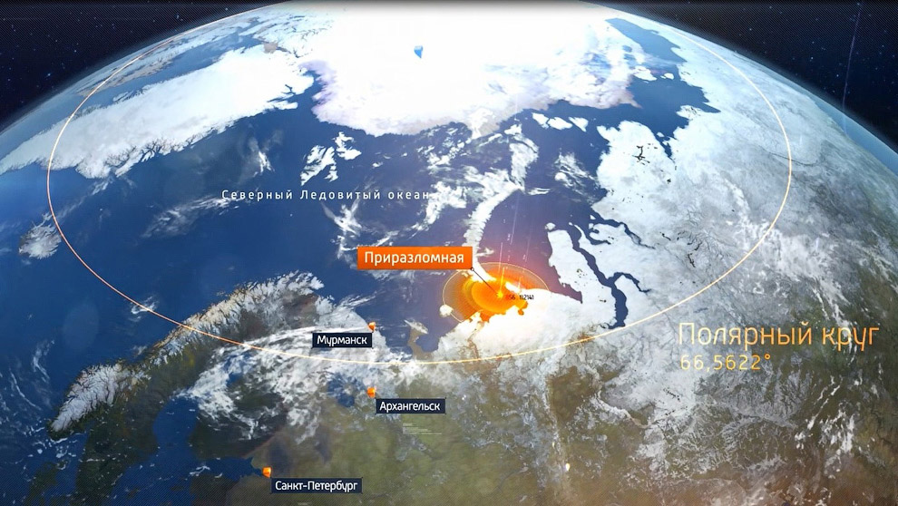 How extract oil in the Arctic on the Prirazlomnaya platform 03