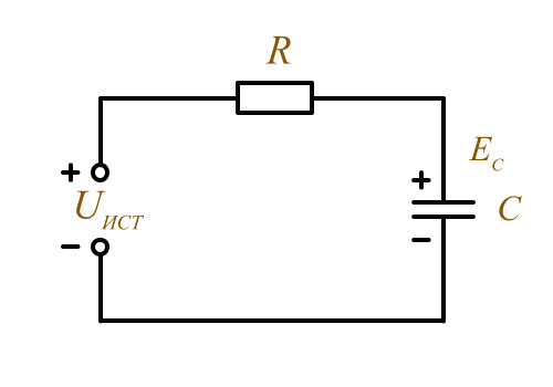 Как работает конденсатор в цепи постоянного тока
