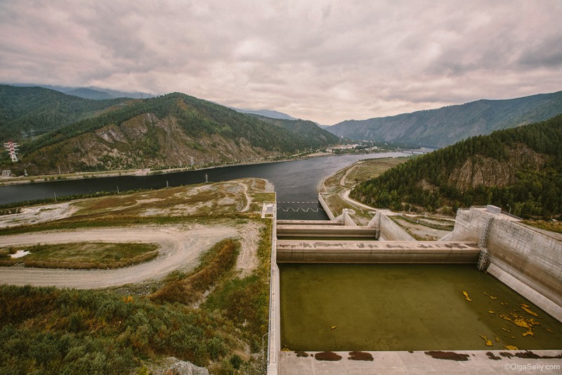 Водозброс на Саяно-Шушенской ГЭС