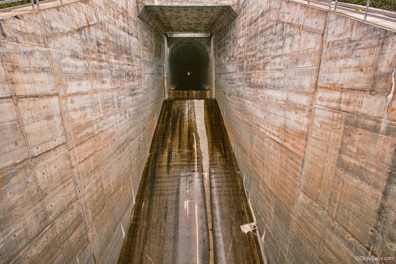 Саяно-Шушенская водозброс, туннель