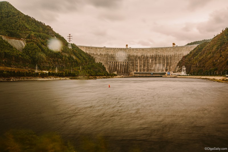 Саяно-Шушенская ГЭС общий вид после аварии